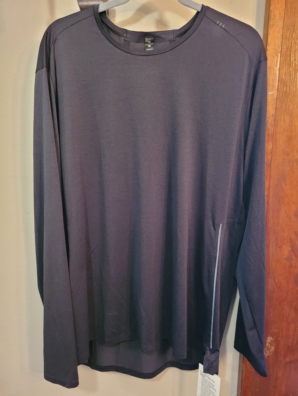 New With Tags Fast And Free Lululemon Mens Running Athletic Long Sleeve Shirt